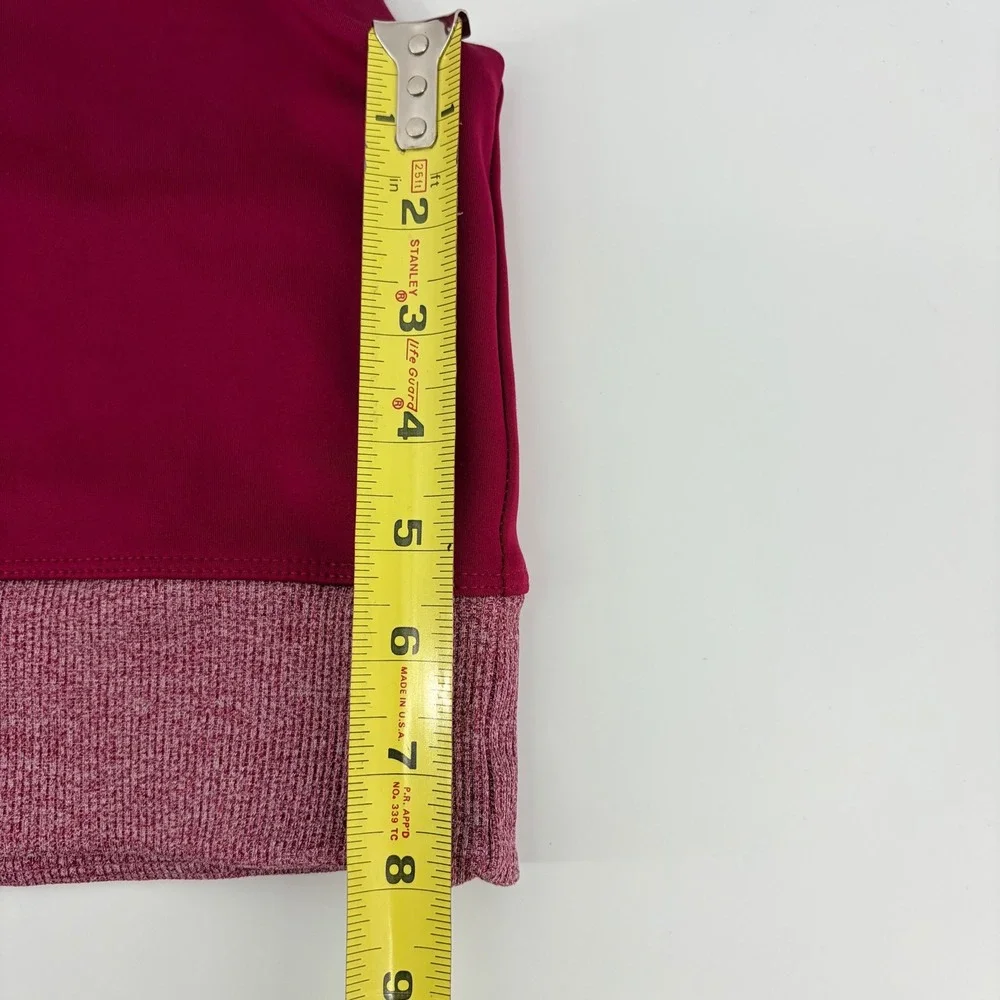 Eleven by Venus Williams Womens XL Magenta‎ Racerback High Neck Sports Bra Tank